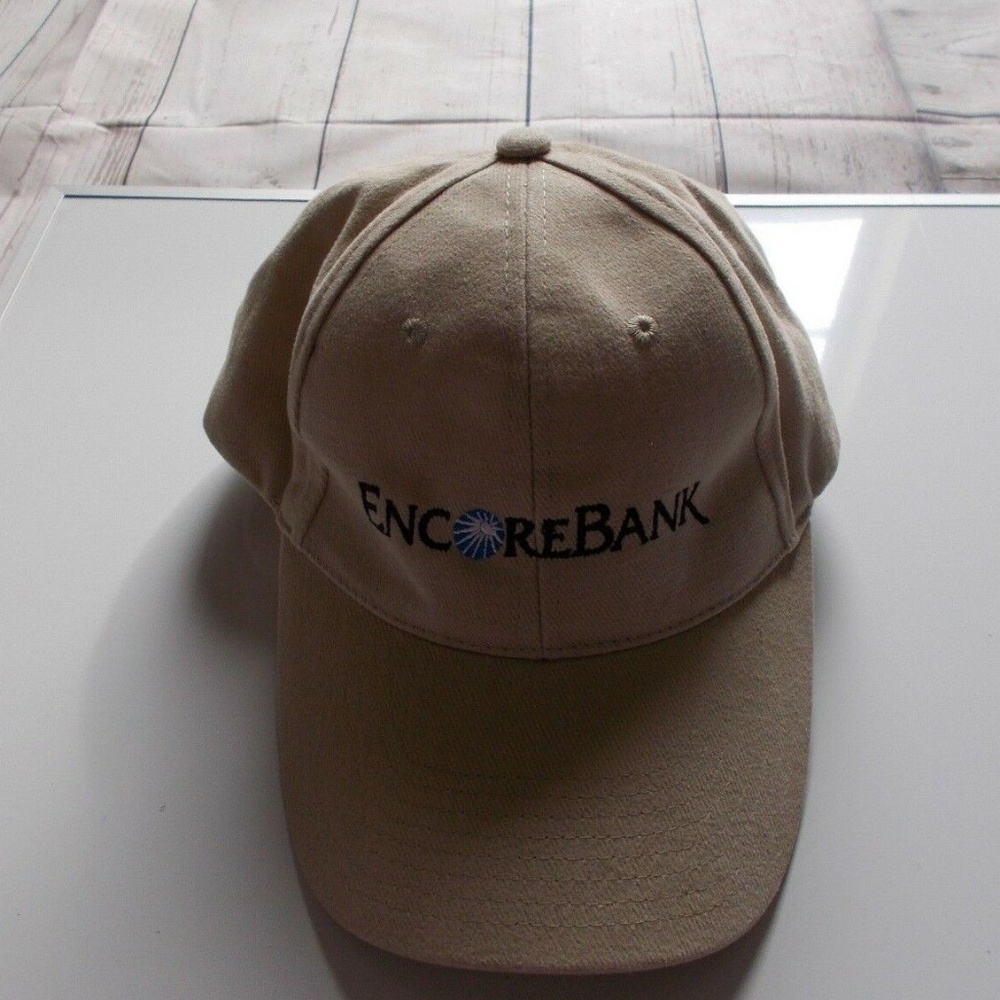 BULLET LINE HEADWEAR ENCOREBANK  HAT BEIGE EMBROI